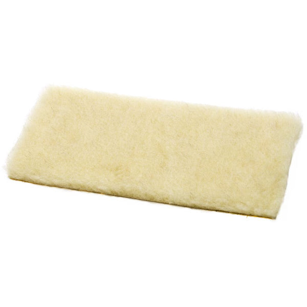 100% Lambs Wool Applicator Refill Pads - Premium Grade Wool 1” Nap