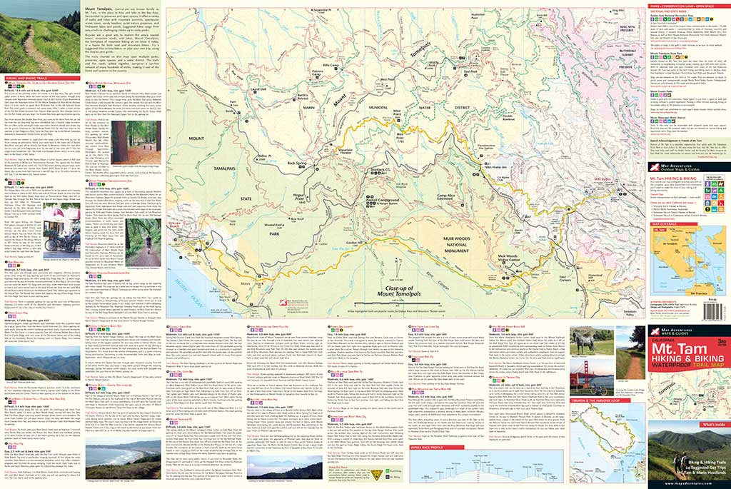 Mt. Tam Hiking Trail Map