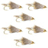 Cone Head Muddler Minnow Trout and Bass Streamer Fly - 6 Flies Hook Size 2