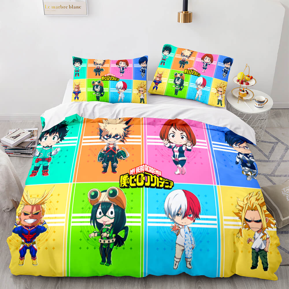 Juego de cama My Hero Academia con funda de edredón para niños
