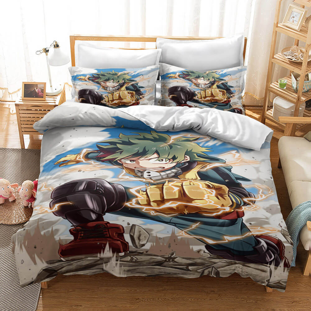 My Hero Academia Midoriya Izuku Bedding Sets Pattern Quilt Cover Without Filler