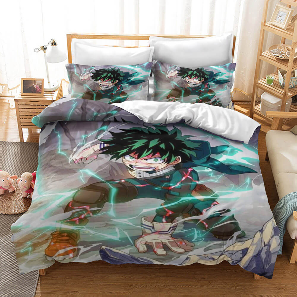 My Hero Academia Midoriya Izuku Bedding Sets Pattern Quilt Cover Without Filler
