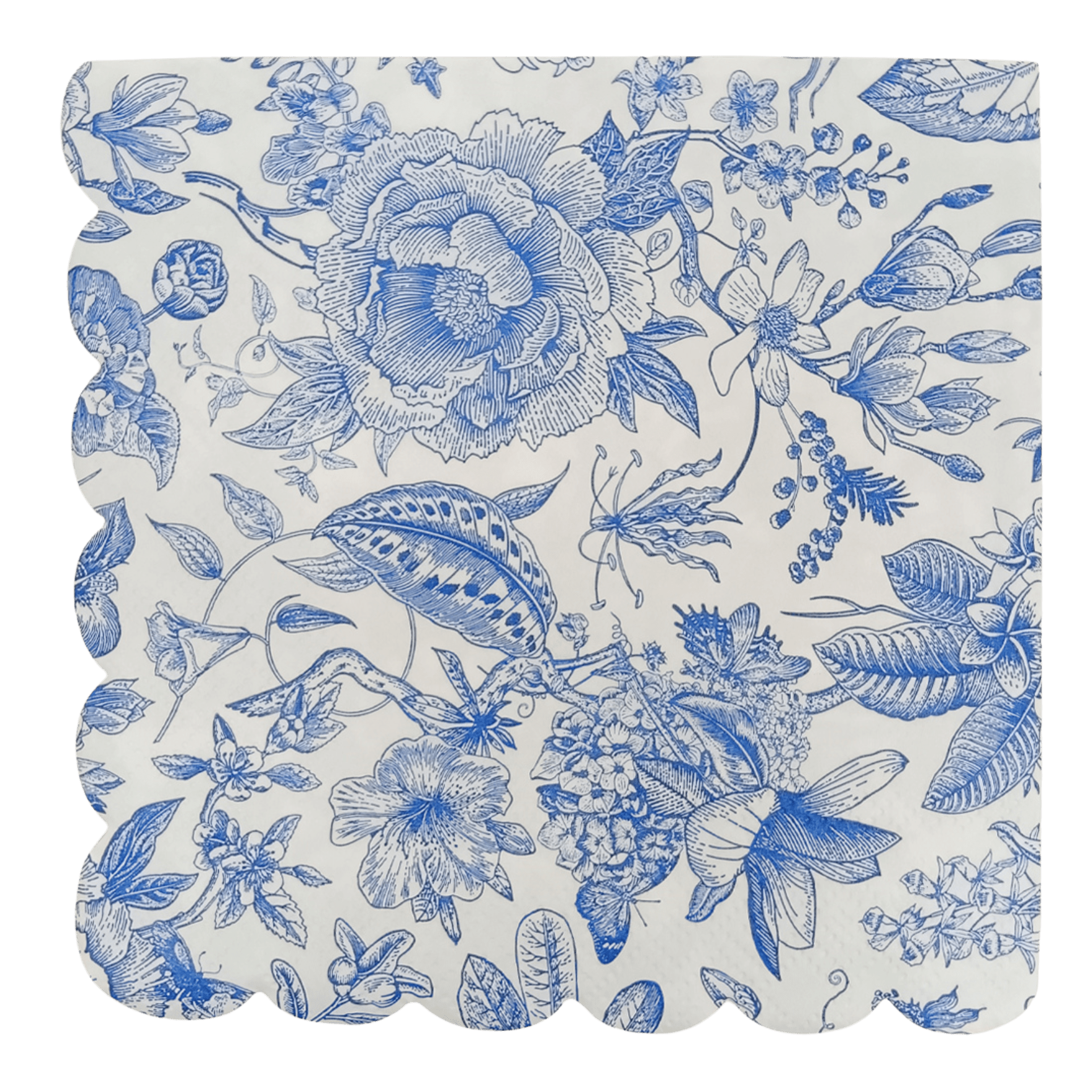 Servilletas de cóctel azules de Delft