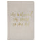 She Believed She Could Fabric Journal
