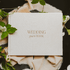 Libro de visitas de boda en color canela