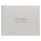 Libro de visitas de boda en color canela