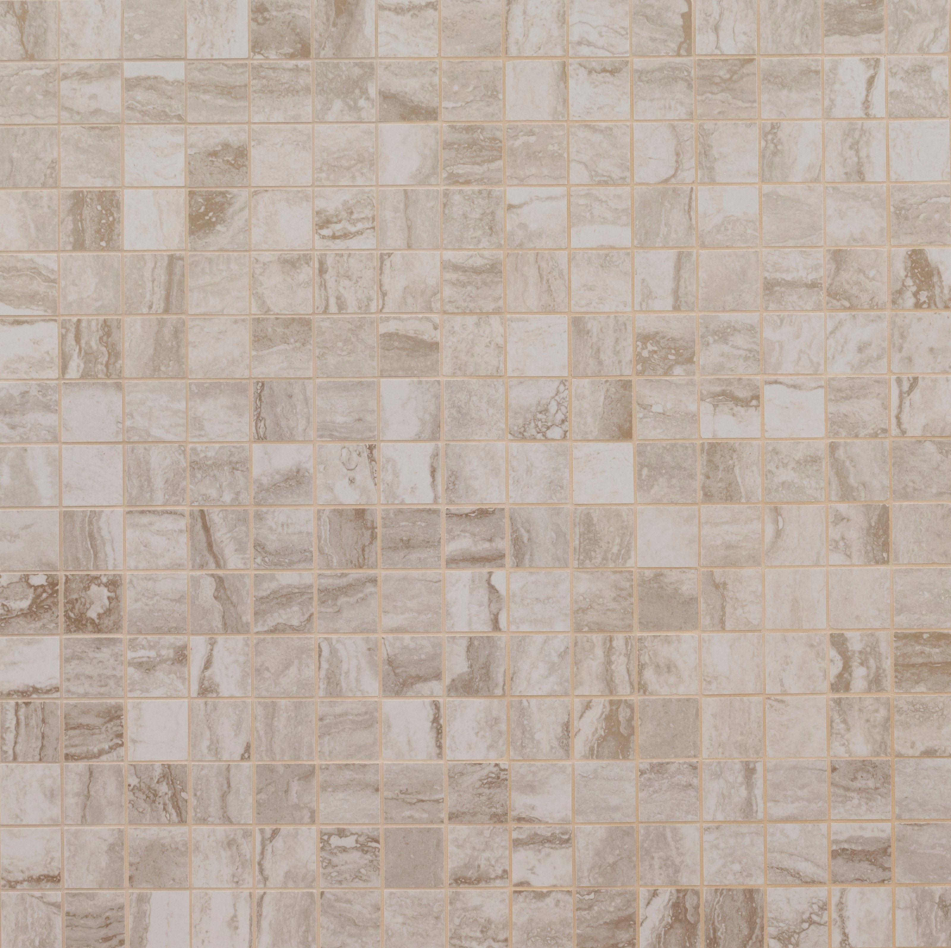 Mosaico Bernini Camo de porcelana mate de 30 x 30 cm con montaje en malla - Colección MSI