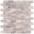 Mosaico Bernini Carbone de porcelana pulida de 30 x 30 cm con montaje en malla - Colección MSI