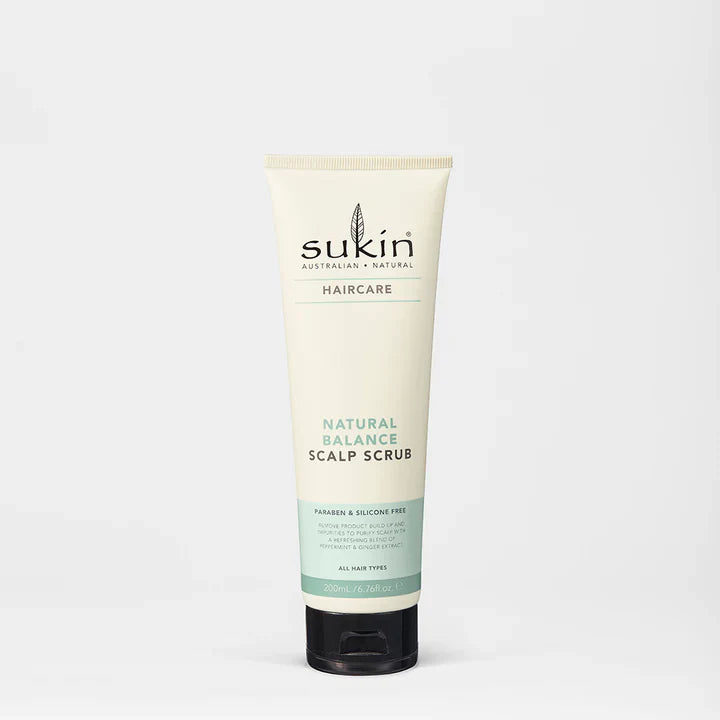 Exfoliante para el cuero cabelludo Sukin Natural Balance - 6.76 onzas líquidas