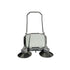 NaceCare 32″ Manual Walk-Behind Sweeper with Dual Side Brooms + Manual Vacuum