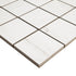 Azulejo de mosaico de porcelana mate Kaya Zermatta Blanca de 30 x 30 cm para piso y pared - Colección MSI