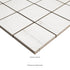 Azulejo de mosaico de porcelana mate Kaya Zermatta Blanca de 30 x 30 cm para piso y pared - Colección MSI