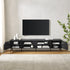 Colección de muebles de TV angulares de estilo moderno de mediados de siglo de Noah