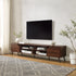 Colección de muebles de TV angulares de estilo moderno de mediados de siglo de Noah