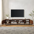 Colección de muebles de TV angulares de estilo moderno de mediados de siglo de Noah