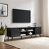 Colección de muebles de TV angulares de estilo moderno de mediados de siglo de Noah