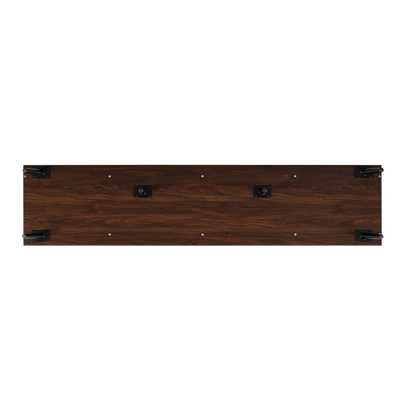 Colección de muebles de TV angulares de estilo moderno de mediados de siglo de Noah