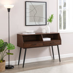 44" Contemporary 2-Drawer Entry Table