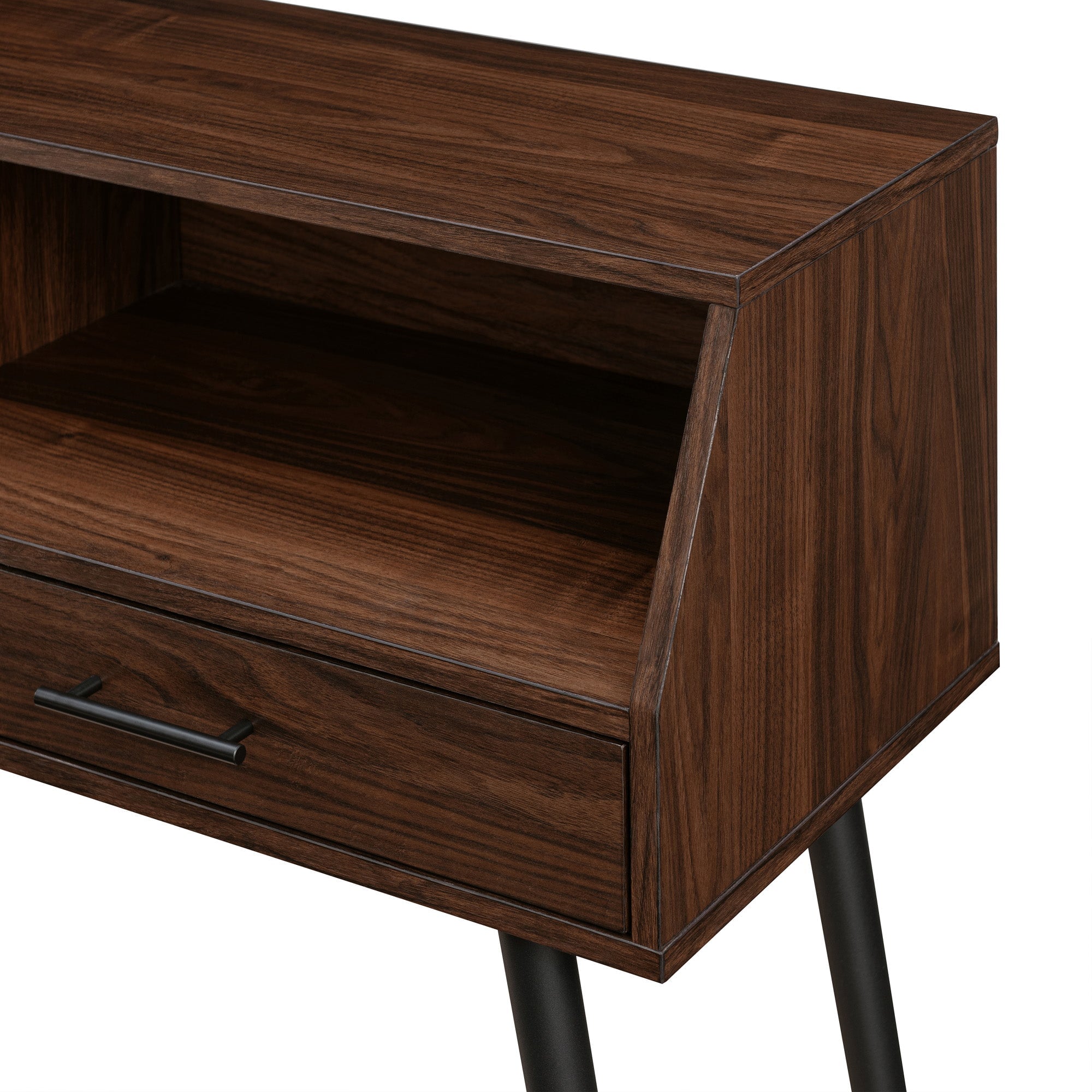 44" Contemporary 2-Drawer Entry Table