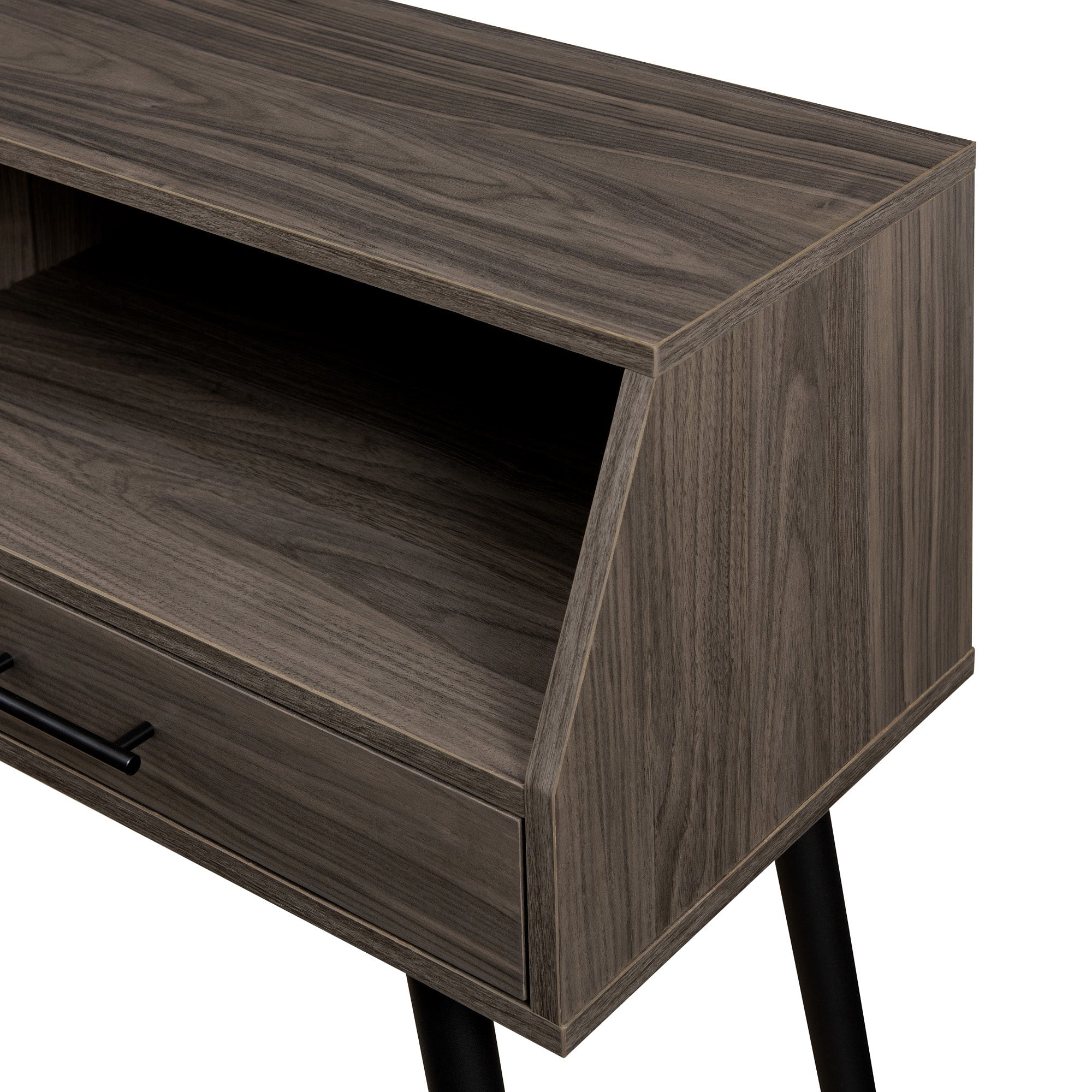 Mesa de entrada contemporánea de 44" con dos cajones