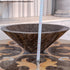 Narcist Brown Marble V-Shape Tapered Sink Polished (D)16" (H)6"