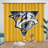 Nashville Predators Curtains Blackout Window Drapes Room Decoration