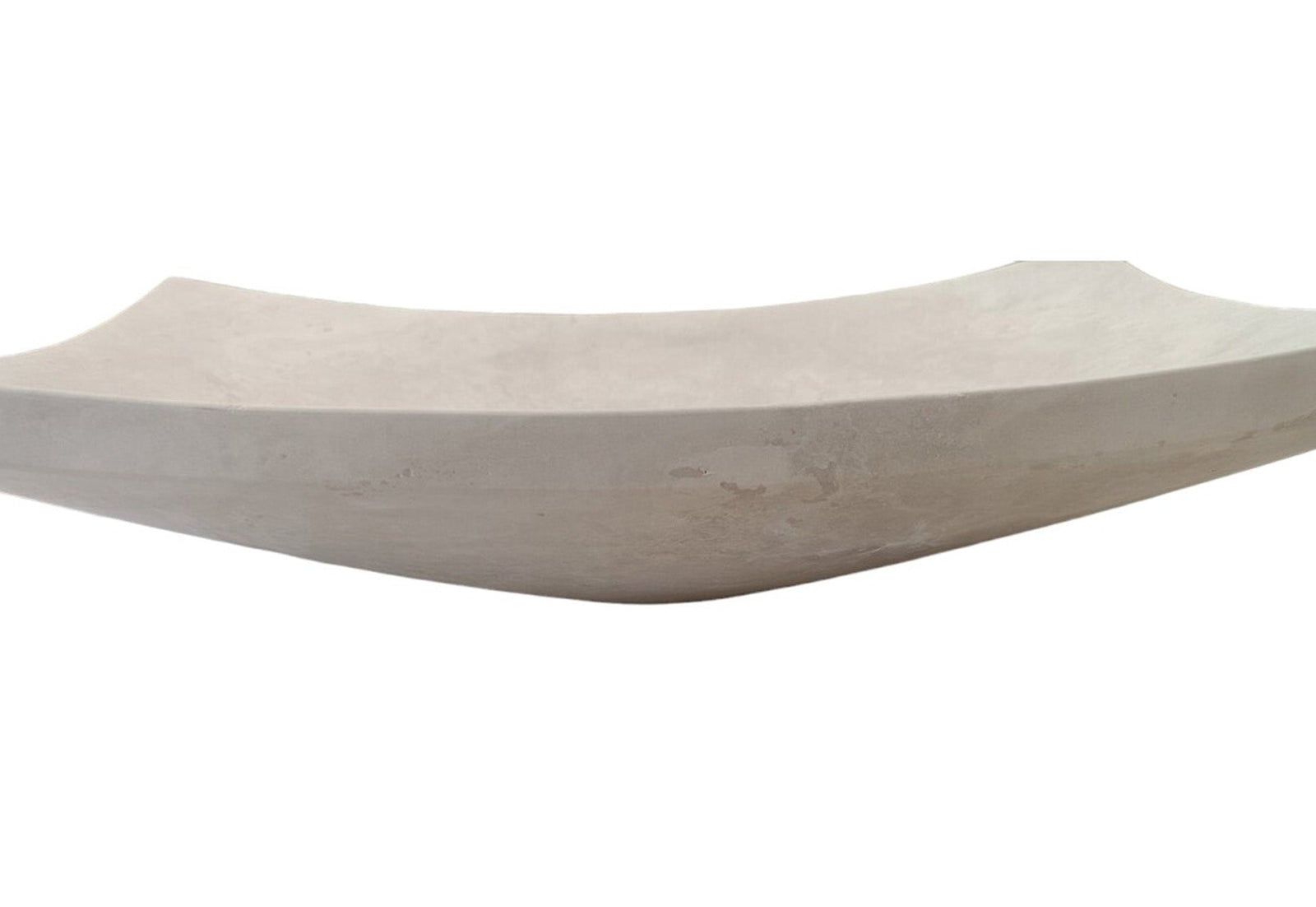 Natural Stone Light Travertine Unique Modern Special Design Customizable Vessel Sink  (W)25.6