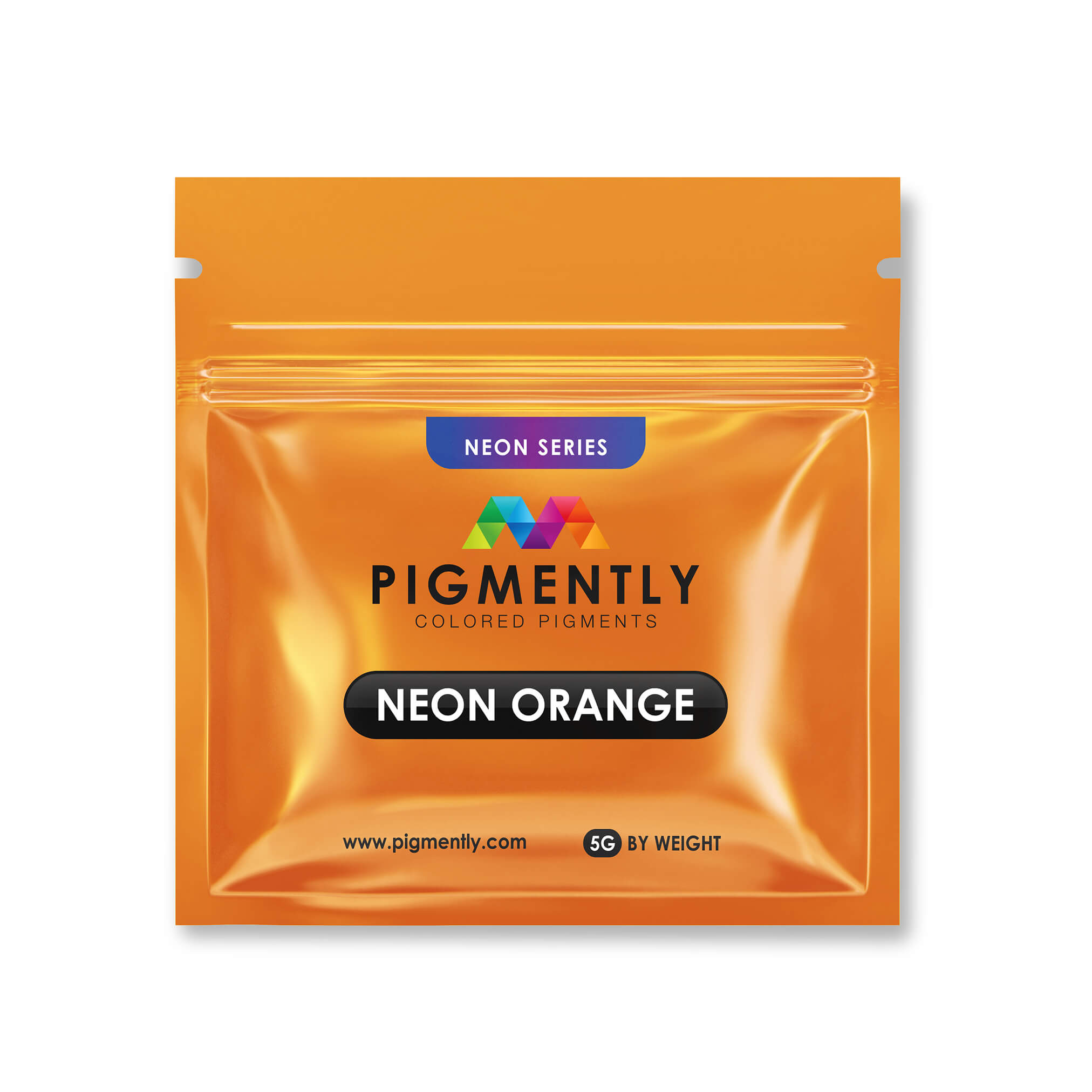 Pigmento en polvo epoxi de color naranja neón