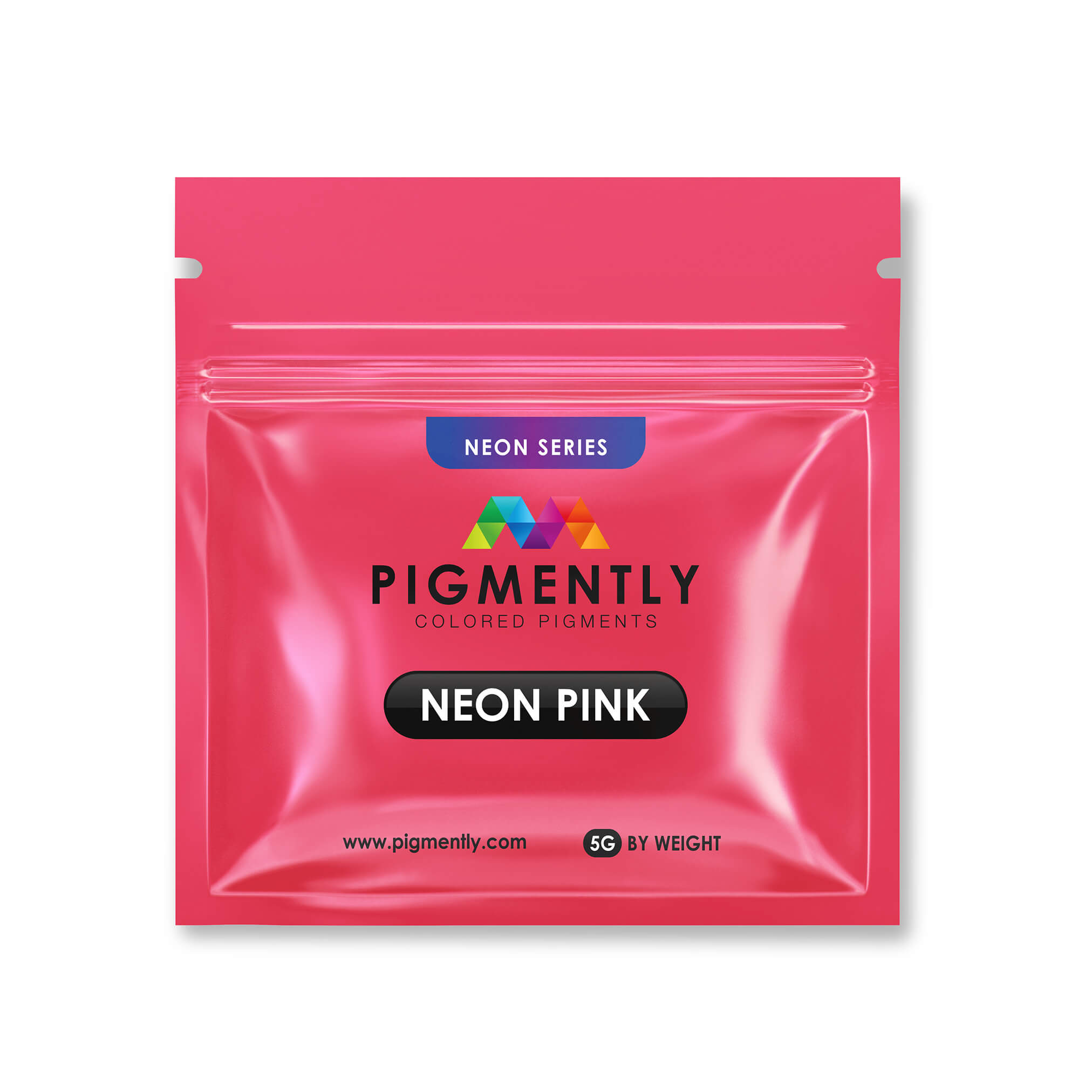 Pigmento en polvo epoxi de color rosa neón