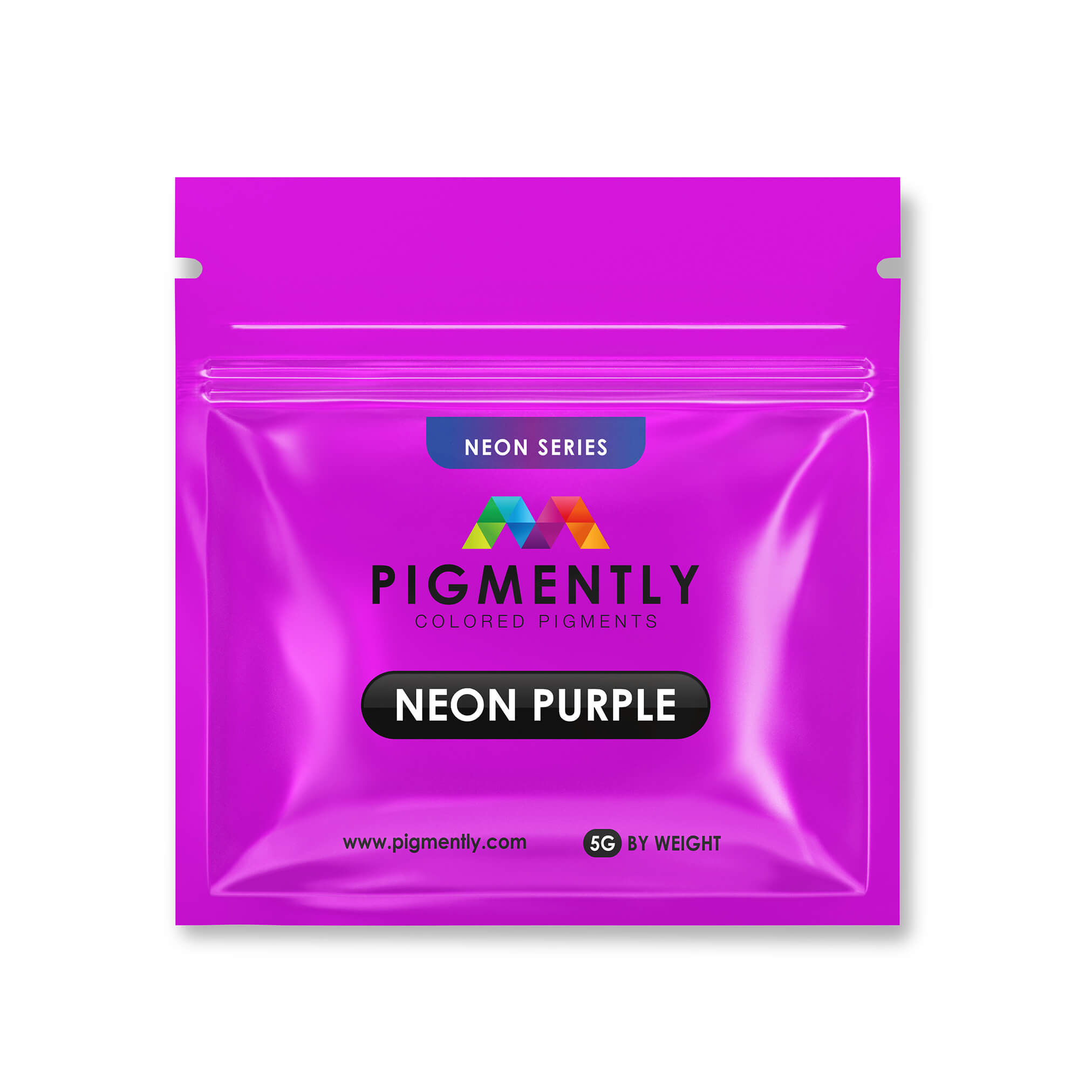 Pigmento en polvo epoxi de color morado neón