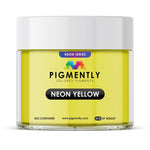 Pigmento en polvo epoxi de color amarillo neón