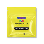 Pigmento en polvo epoxi de color amarillo neón