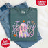 Neon Spooky Ghost Comfort Colors T-Shirt – Trendy Halloween Graphic Tee
