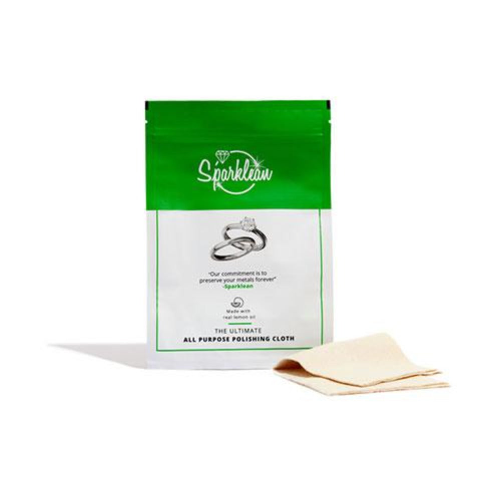 Jewelry Cleaner Lemon-Infused Polishing Cloth: Tackle Tarnish & Scratches on Metals