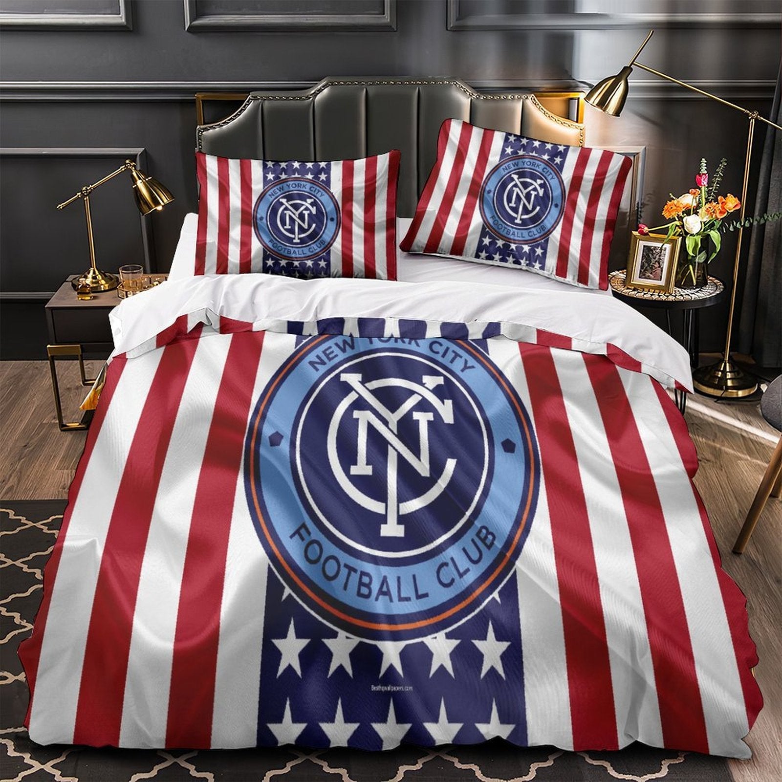 New York City FC Bedding Set Duvet Cover Without Filler