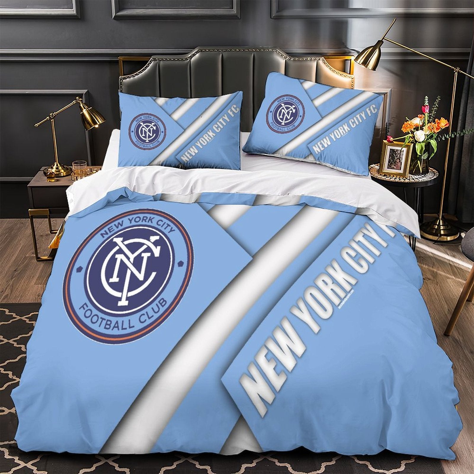 New York City FC Bedding Set Duvet Cover Without Filler