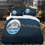 New York Mets Bedding Set Quilt Cover Without Filler