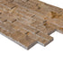 Noce Brown Ledger 3D Panel 6"x24" Natural Marble Wall Tile - Full Truckload