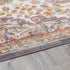 Alfombra con medallón floral de roble