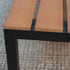 Juego de muebles de exterior para patio Jane de 4 piezas con cojines