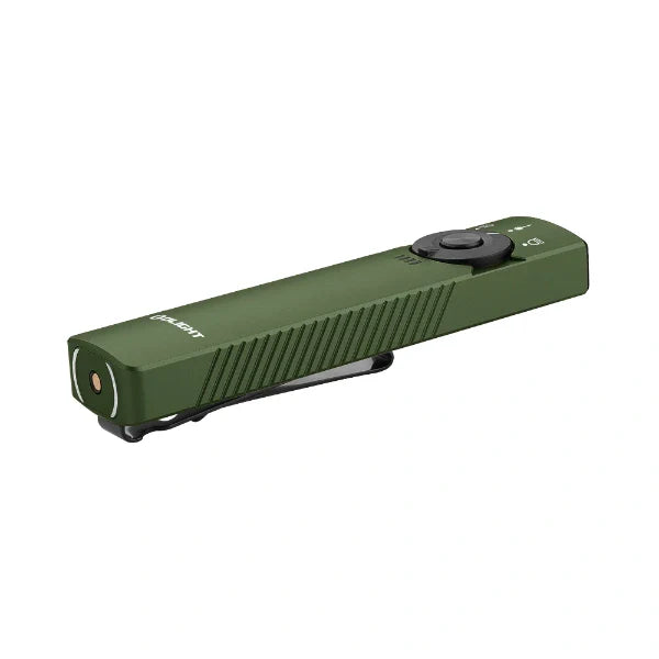 OLIGHT ARKFELDPRO3RODGV3 Linterna plana EDC Arkfeld Pro con luz LED, UV y láser - Verde OD