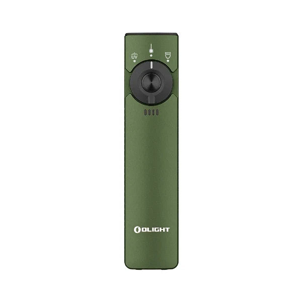 OLIGHT ARKFELDPRO3RODGV3 Linterna plana EDC Arkfeld Pro con luz LED, UV y láser - Verde OD