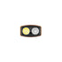 Linterna EDC plana Arkfeld Pro de OLIGHT ARKFELDPRO3ROGV3 con luz LED, luz ultravioleta y láser, color naranja