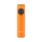 Linterna EDC plana Arkfeld Pro de OLIGHT ARKFELDPRO3ROGV3 con luz LED, luz ultravioleta y láser, color naranja