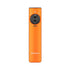 Linterna EDC plana Arkfeld Pro de OLIGHT ARKFELDPRO3ROGV3 con luz LED, luz ultravioleta y láser, color naranja