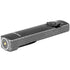 OLIGHT ARKFELDPWGMGCW Linterna plana Arkfeld con láser verde y luz blanca - Gris metalizado con forma de rueda dentada