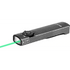 OLIGHT ARKFELDPWGMGCW Linterna plana Arkfeld con láser verde y luz blanca - Gris metalizado con forma de rueda dentada
