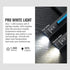OLIGHT ARKFELDPRO3RODGV3 Linterna plana EDC Arkfeld Pro con luz LED, UV y láser - Verde OD