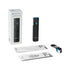 Linterna EDC plana Arkfeld Pro de OLIGHT ARKFELDPRO3RBKCWV3 con luz LED, luz ultravioleta y láser, color negro