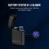 OLIGHT BATON4KITBK Baton 4 Potente linterna EDC de 1300 lúmenes, color negro, de primera calidad (con estuche de carga)